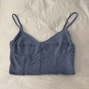 Women's Blue Bralette: medium